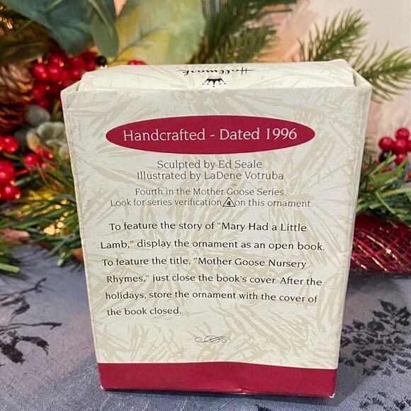 Hallmark Keepsake Ornament - "Mary Had a Little Lamb" Collector's Series - Picture 7 of 9